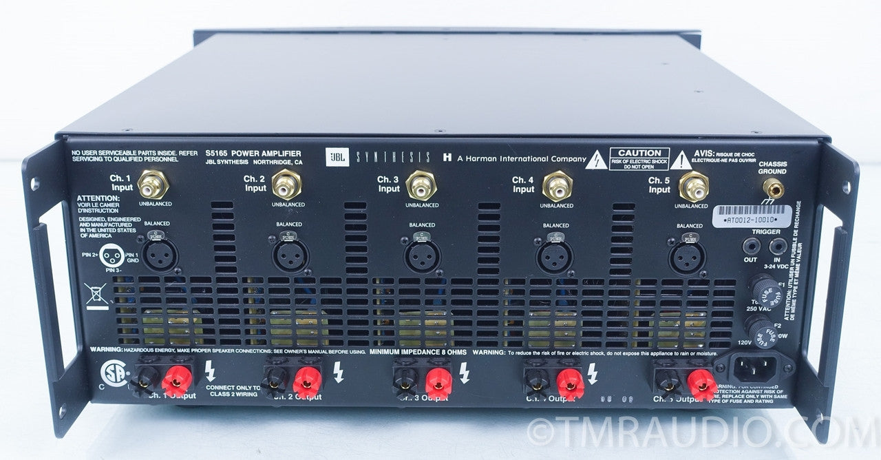 JBL Synthesis S5165 Power Amplifier in Factory Box