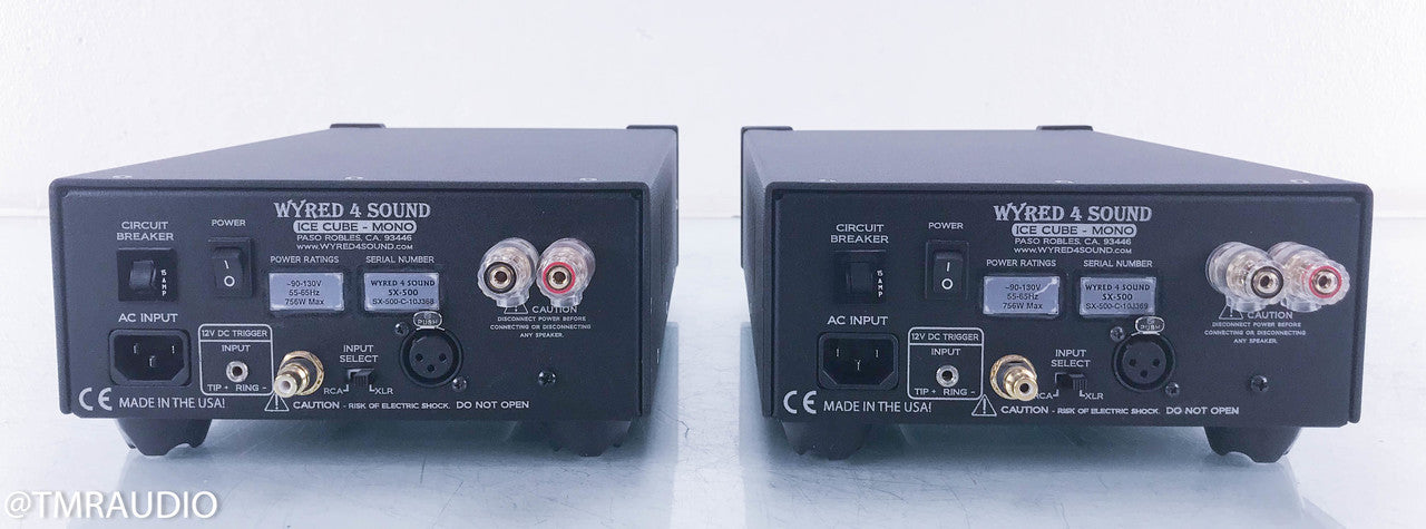 Wyred4Sound SX-500 Mono Power Amplifiers; Pair
