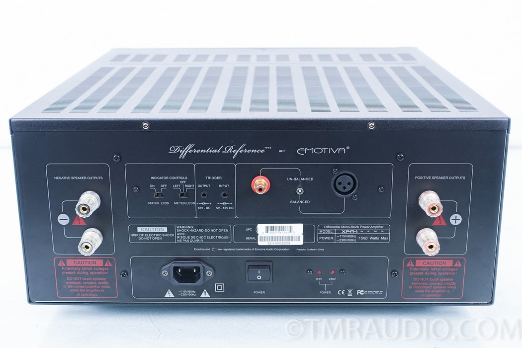 Emotiva XPA-1 GEN 2 Monoblock Amplifier