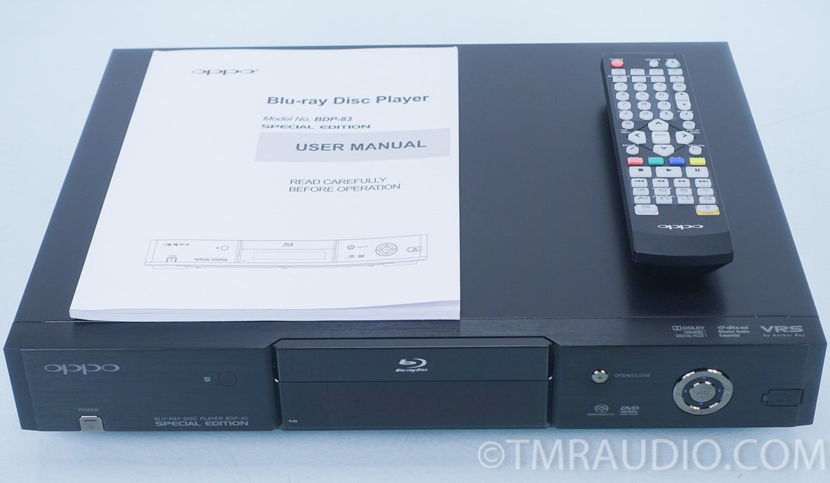 Oppo BDP-83 SE Special Edition Bluray Player in Factory Box