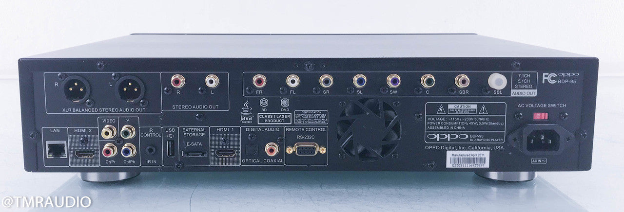 Oppo BDP-95 Blu-ray / SACD Disc Player