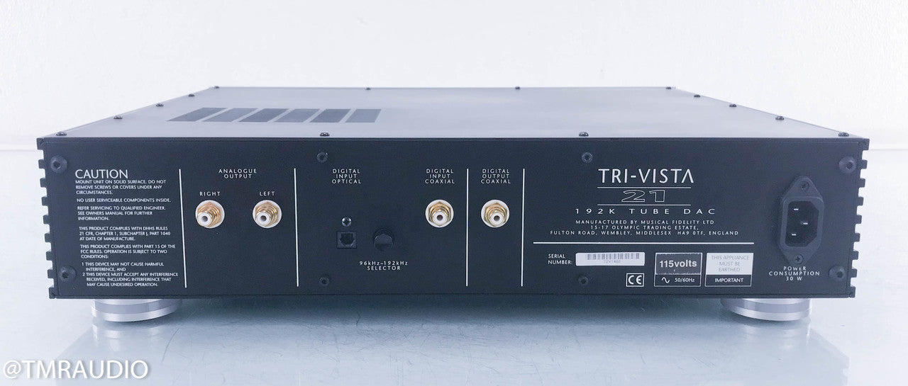 Musical Fidelity Tri-Vista 21 192K Tube DAC