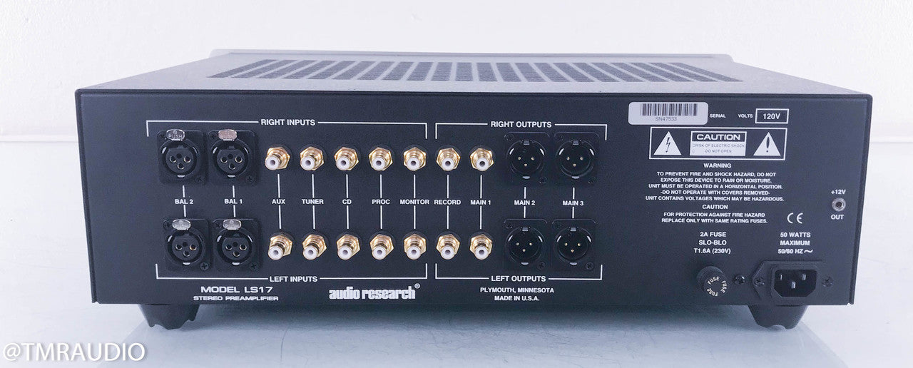 Audio Research LS17SE Stereo Tube Preamplifier