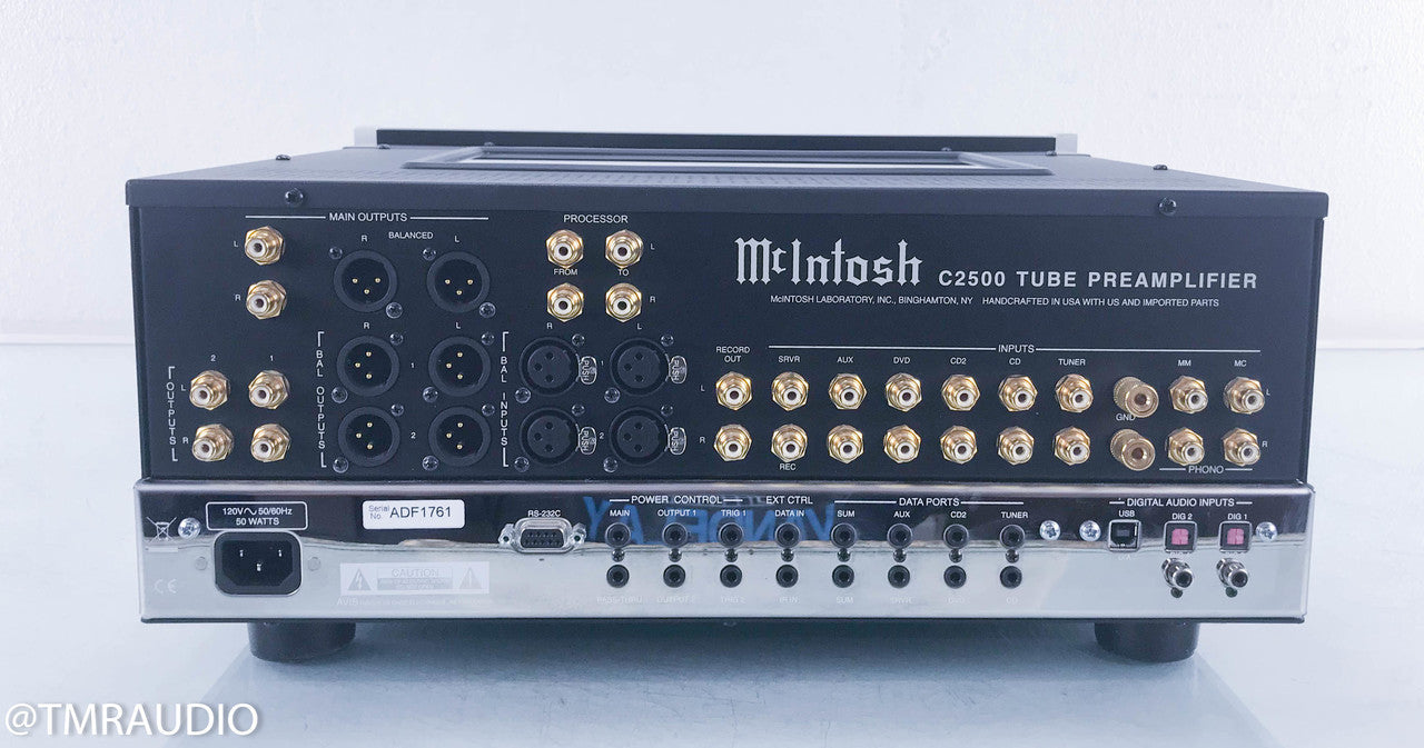McIntosh C2500 Stereo Tube Preamplifier w/ Mullard Tubes