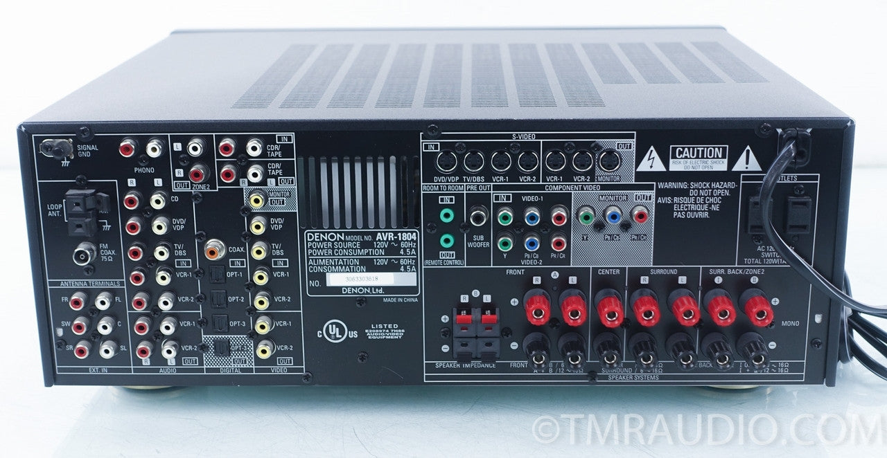 Denon AVR-1804 Home Theater Receiver