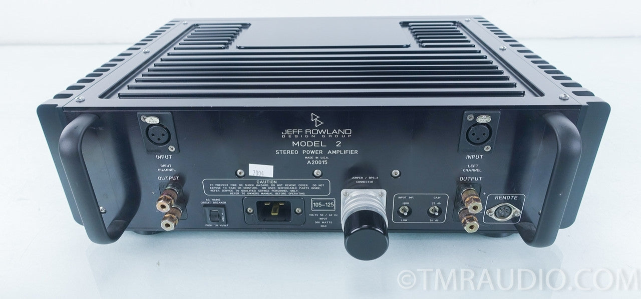 Jeff Rowland Model 2 Stereo Power Amplifier