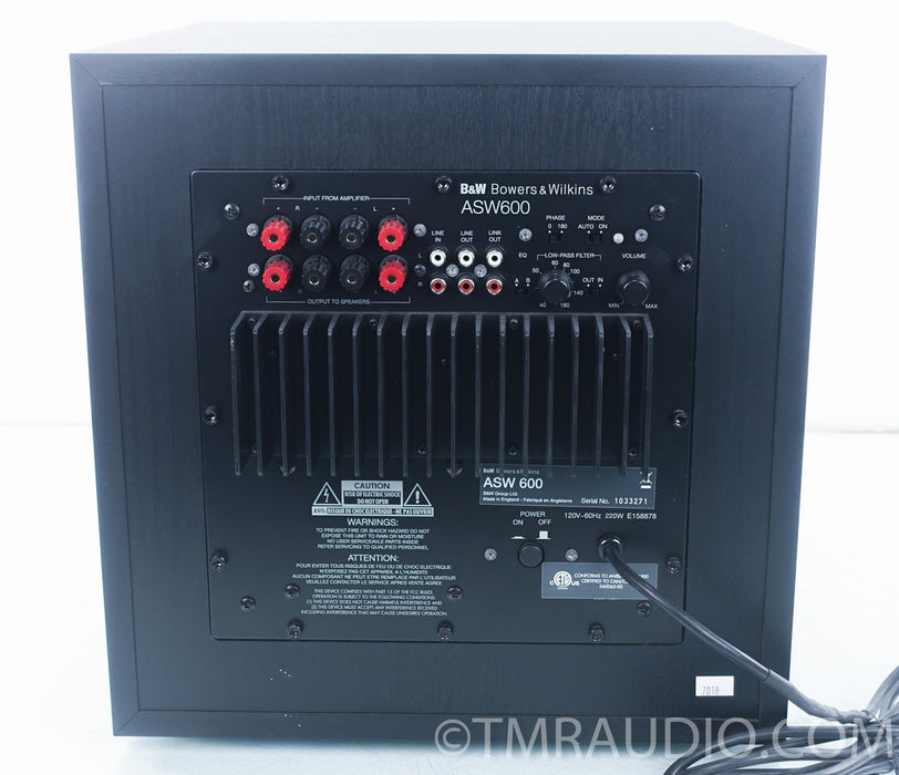B&W ASW600 Powered Subwoofer