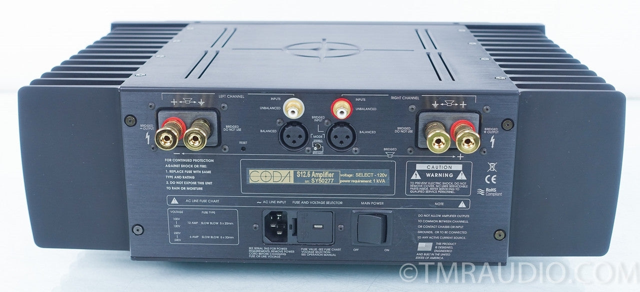 Coda S12.5 Stereo Power Amplifier
