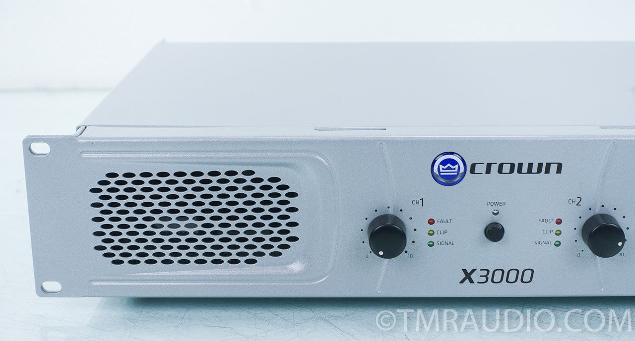 Crown X3000 Stereo 2x750W Power Amp / Amplifier