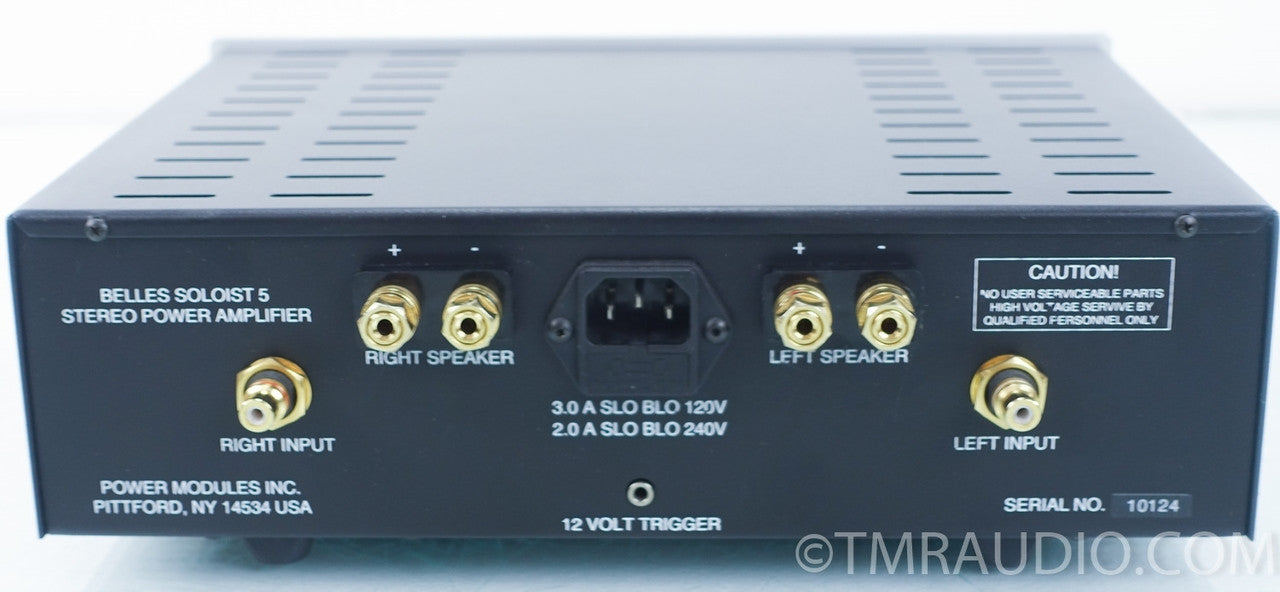 Belles Soloist 5 Stereo Power Amplifier