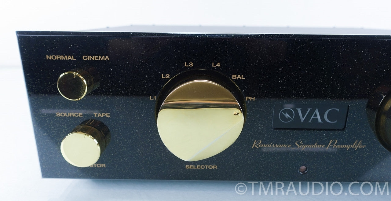 VAC Renaissance Signature II Preamplifier with Phono