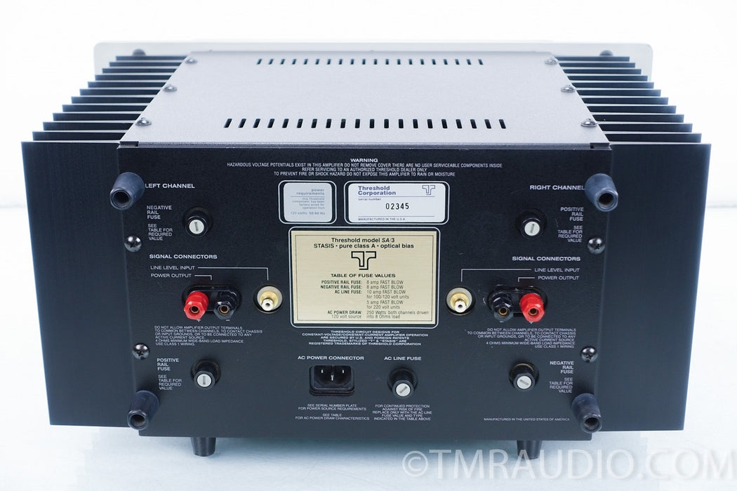Threshold SA/3 Power Amplifier