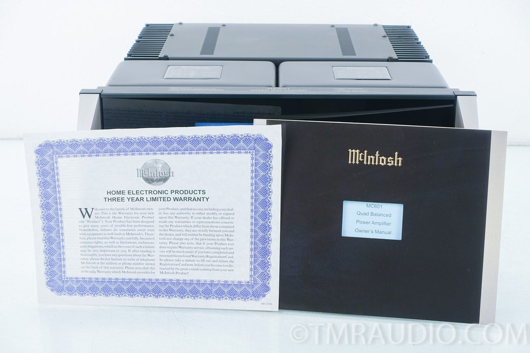 McIntosh MC-601 Monoblock Amplifiers