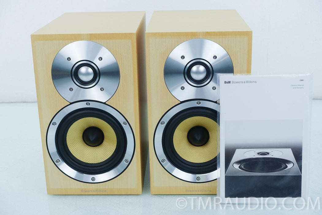 B&W CM1 Bookshelf Speakers