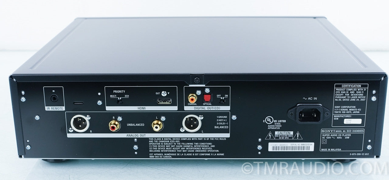 Sony SCD-XA5400ES SACD / CD Player