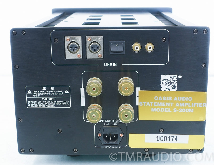 Oasis Audio Statement Model S-200M Mono Amplifiers
