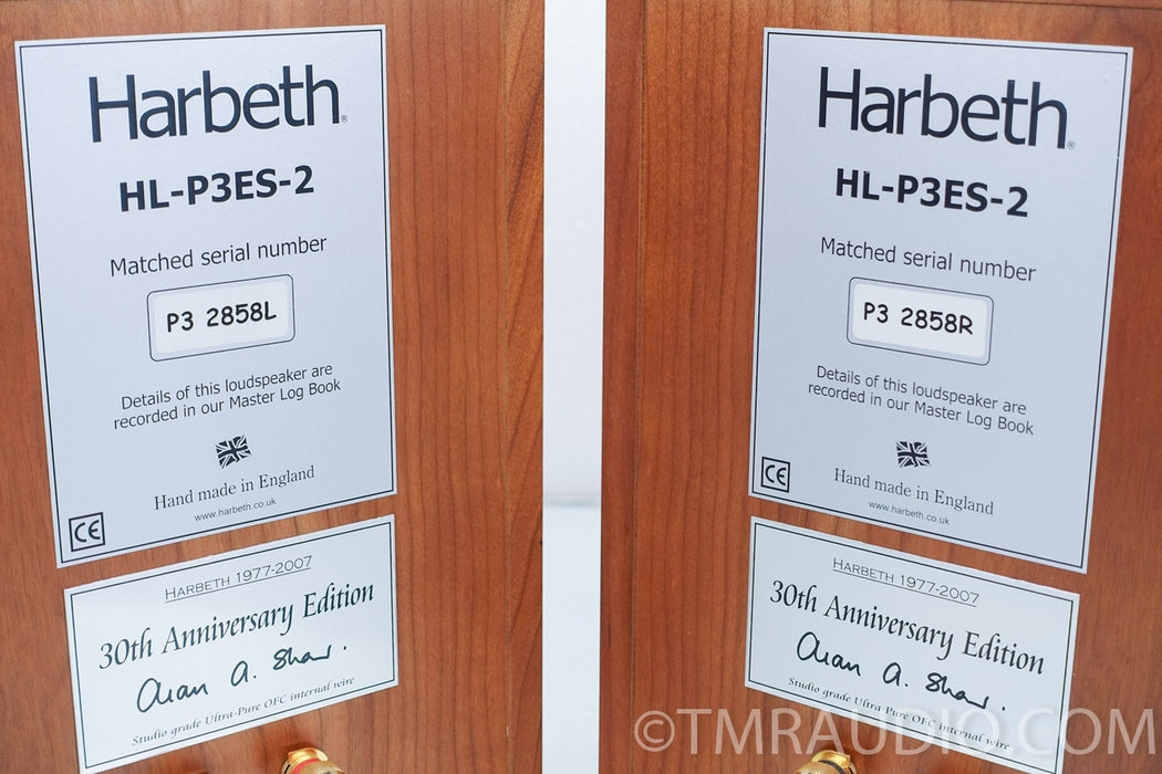 Harbeth HL-P3ES-2 30th Anniversary Speakers