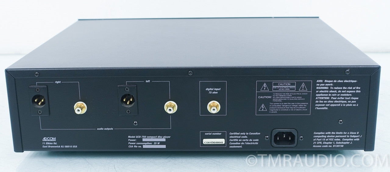 Adcom GCD-750 CD Player