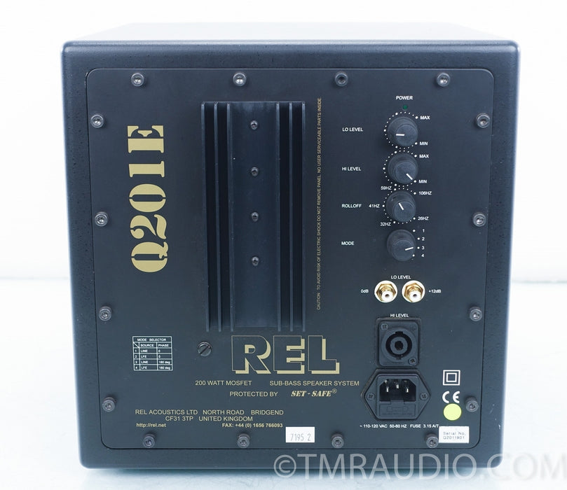 REL Q201E Powered Subwoofer