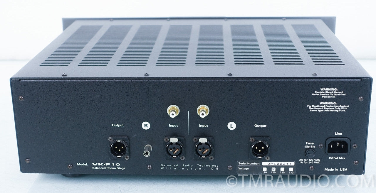 Balanced Audio Technology VK-P10 Tube Balanced Phono Preamplifier