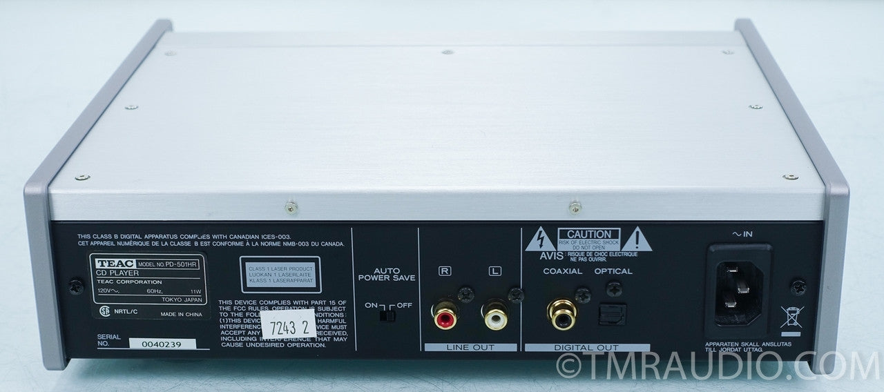 Teac PD-501HR High-Resolution CD Player