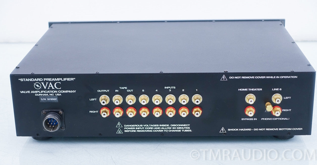VAC Standard Stereo Tube Preamplifier w/Phono