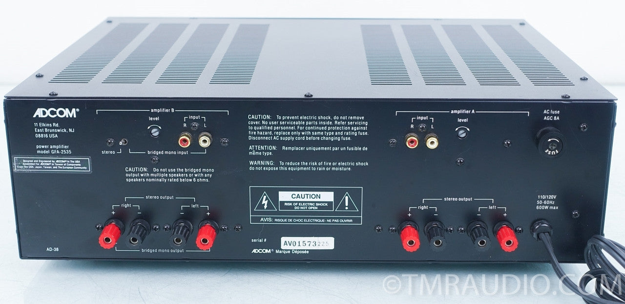 Adcom GFA-2535 Stereo Power Amplifier 1