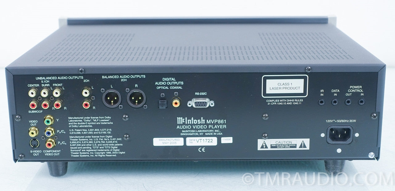 McIntosh MVP-861 SACD CD DVD Player