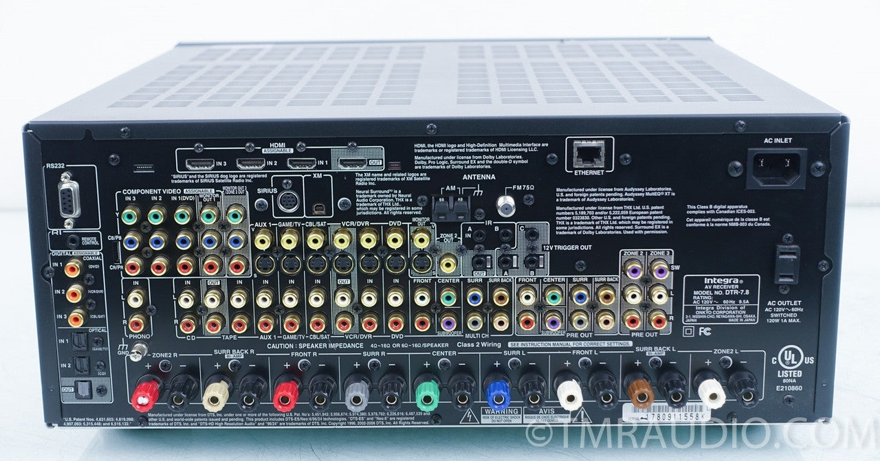 Integra DTR-7.8 Home Theater Receiver