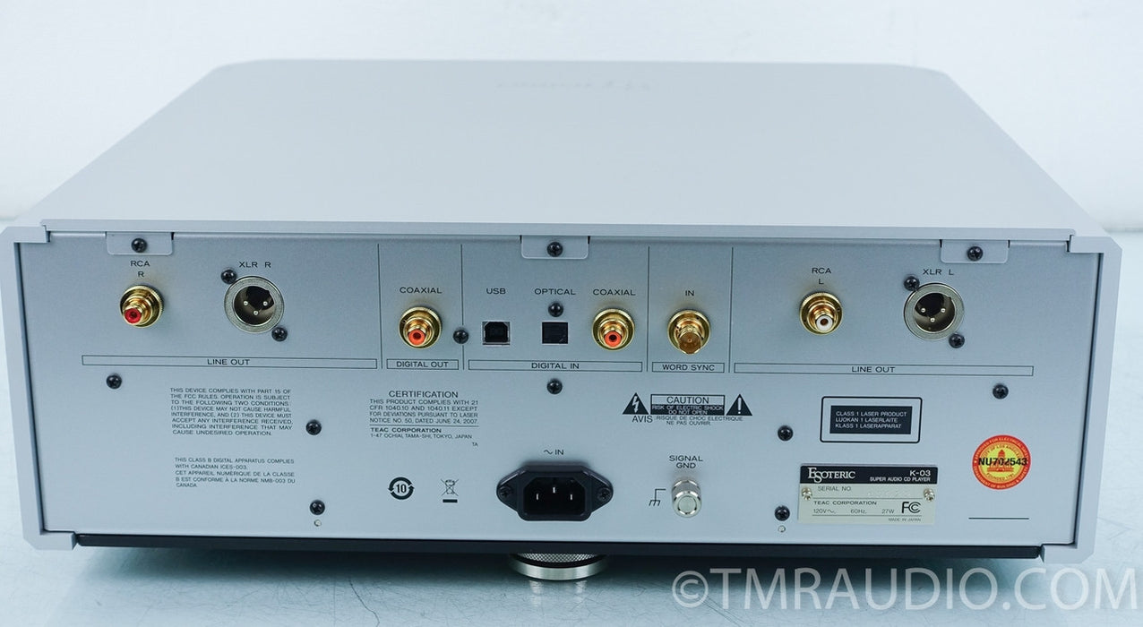Esoteric K-03 SACD / CD Player