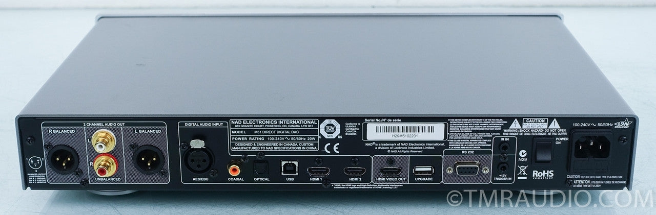 NAD Master Series M51 DAC Stereo DAC / Digital Preamp