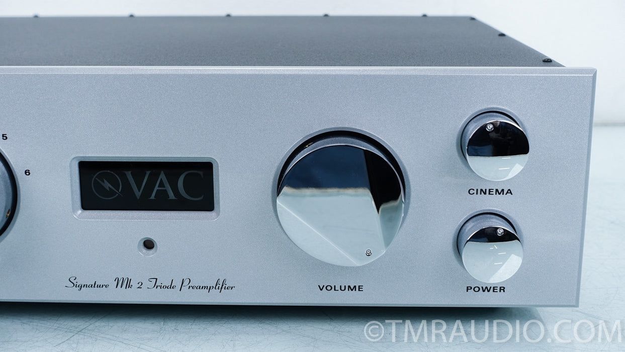 VAC Signature Mk ii/a Preamplifier w/ Phono