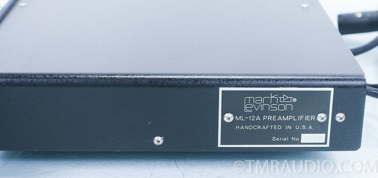 Mark Levinson ML-12A Preamplifier w/ ML-11 Power Amplifier