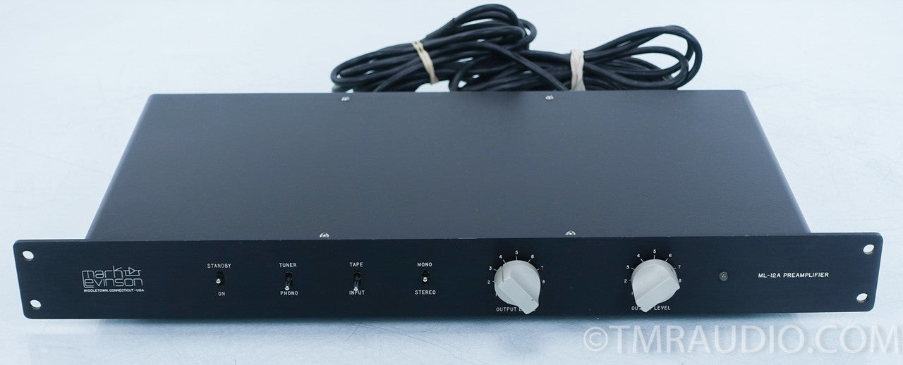 Mark Levinson ML-12A Preamplifier w/ ML-11 Power Amplifier