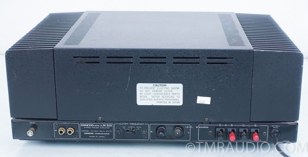 Onkyo M-505 Stereo Power Amplifier