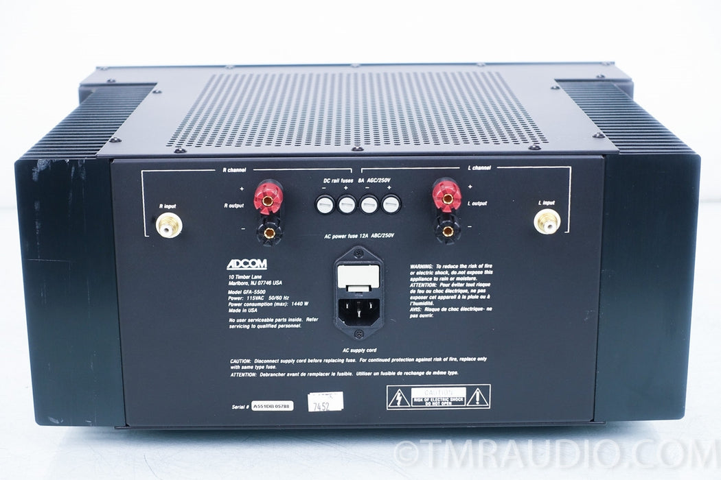 Adcom GFA-5500 Stereo Power Amplifier