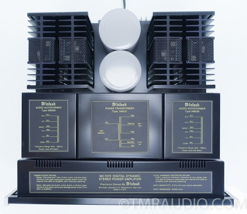 McIntosh MC7270 Stereo Power Amplifier
