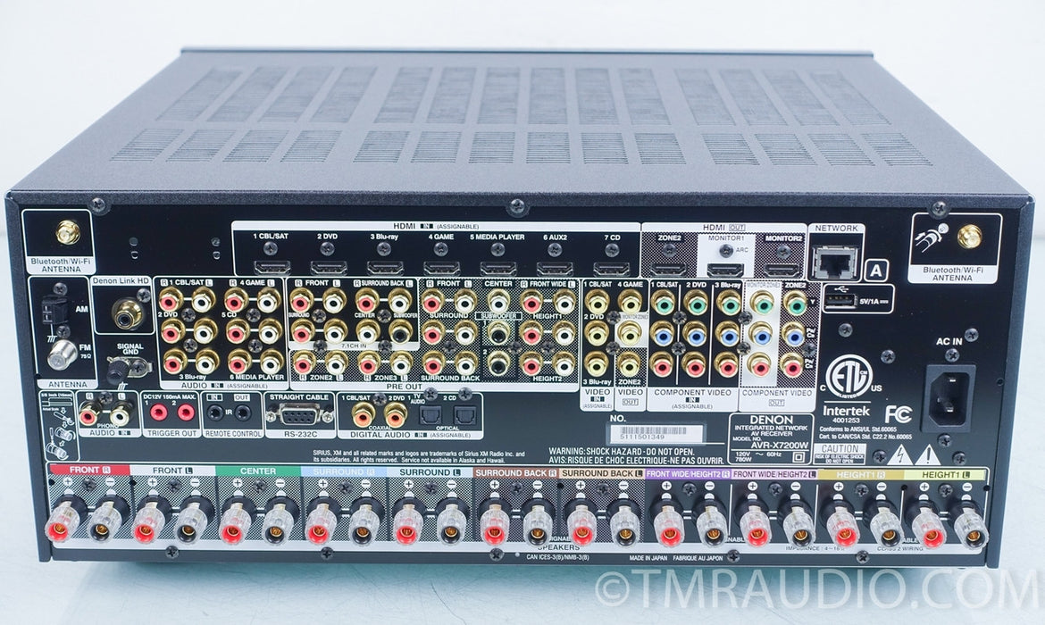 Denon AVR-X7200W Home Theater Receiver