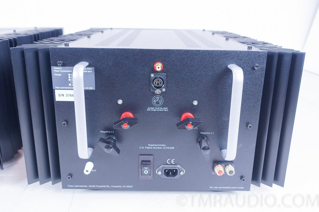 Pass Labs XA200.5 Monoblock Amplifiers