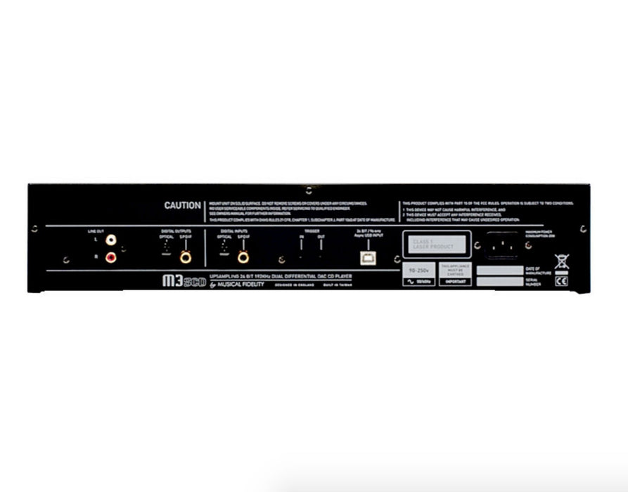 Musical Fidelity M3SCD CD Player: USB DAC