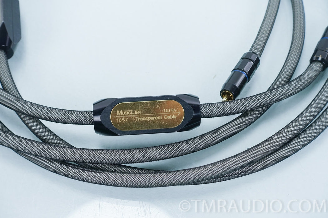 MusicLink Ultra Transparent 2 meter RCA Interconnects