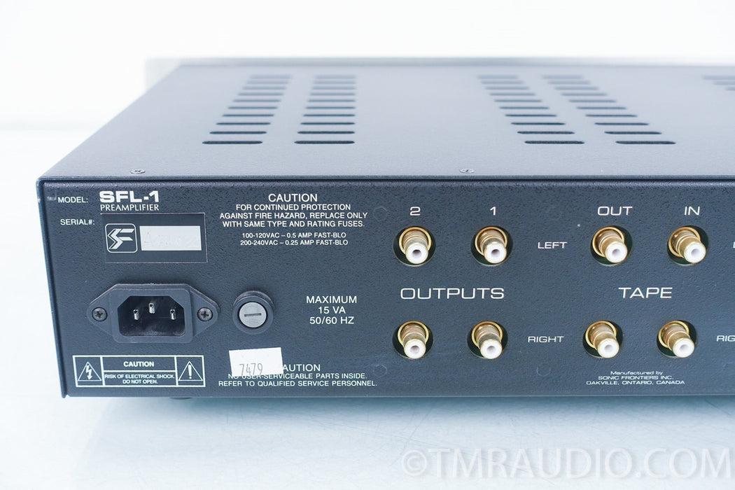 Sonic Frontiers SFL-1 Tube Line Stage Preamplifier