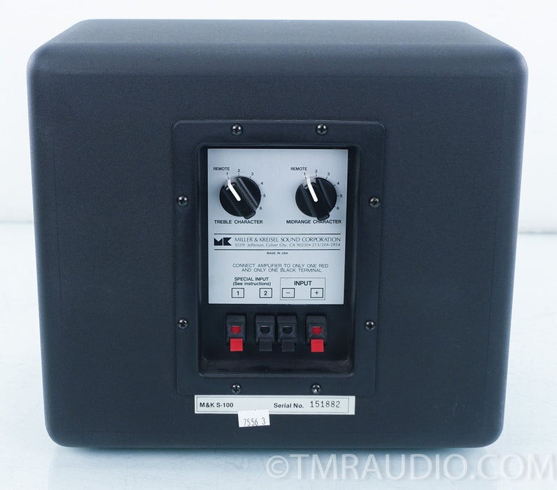 M&K S-100 Speakers (Set of 3) Center & Surrounds