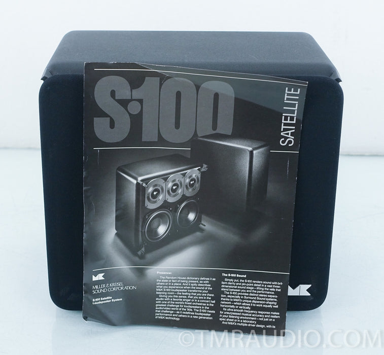 M&K S-100 Speakers (Set of 3) Center & Surrounds