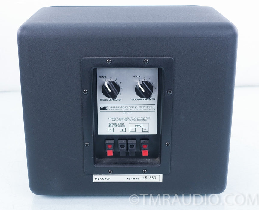 M&K S-100 Speakers (Set of 3) Center & Surrounds