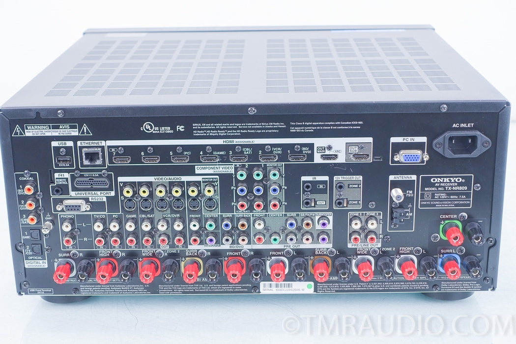 Onkyo TX-NR809 Home Theater Receiver