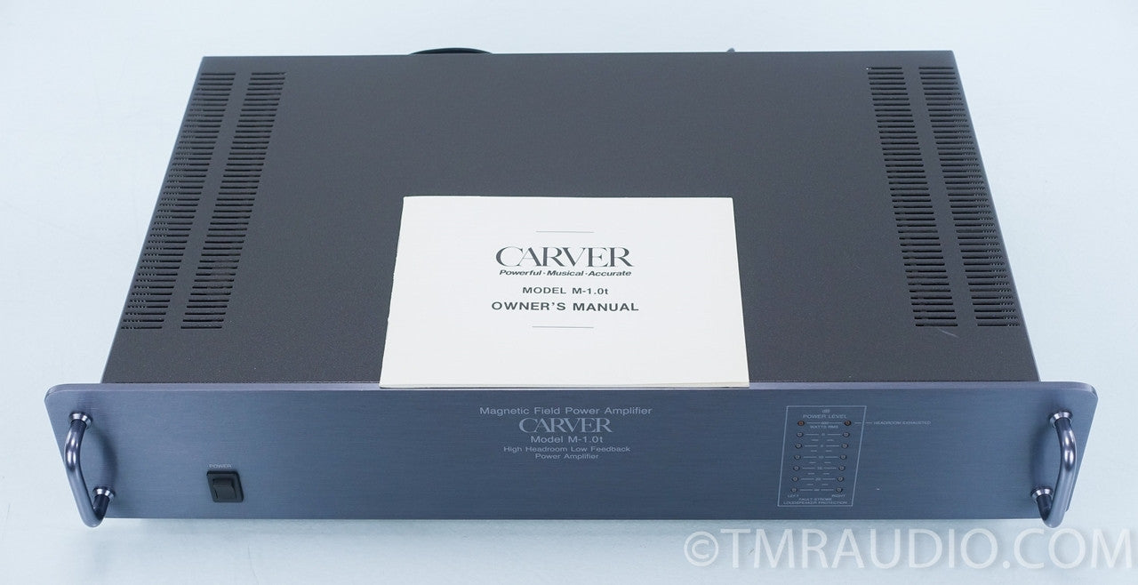 Carver M-1.0t Stereo Power Amplifier