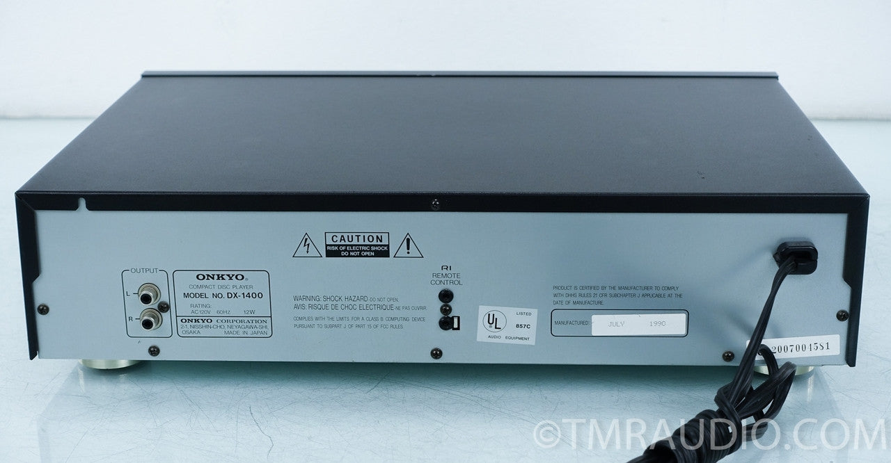 Onkyo DX-1400 Single Disc CD Player