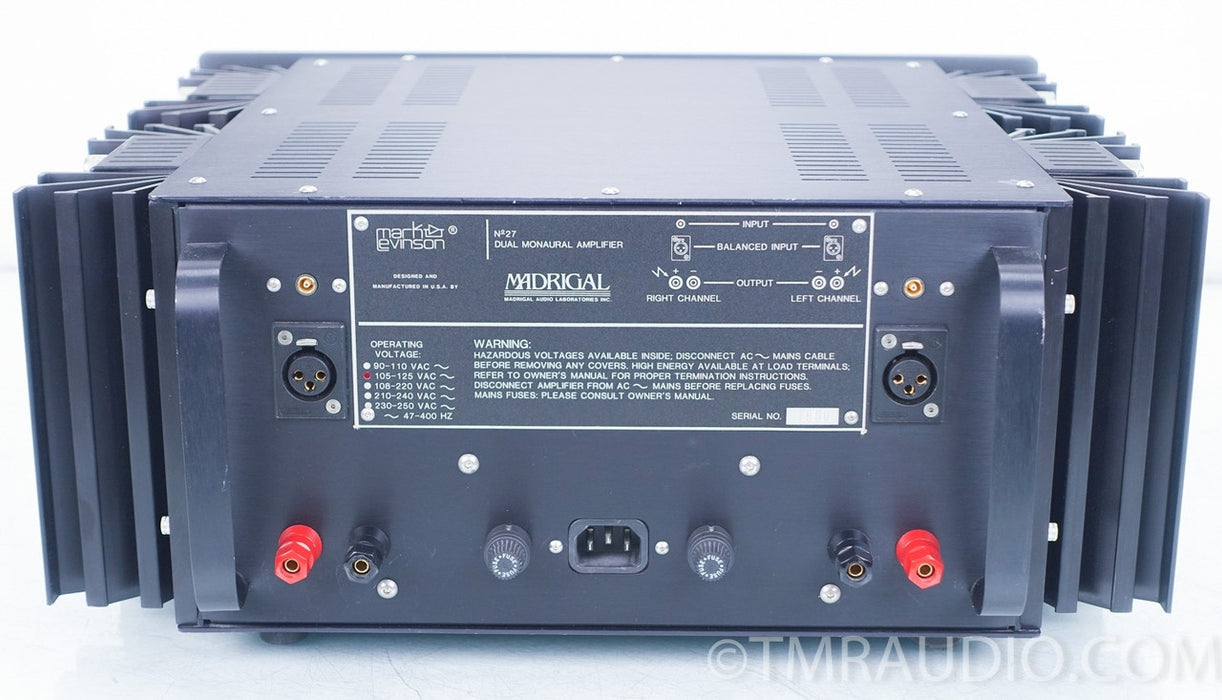 Mark Levinson No. 27 Dual-Mono Power Amplifier