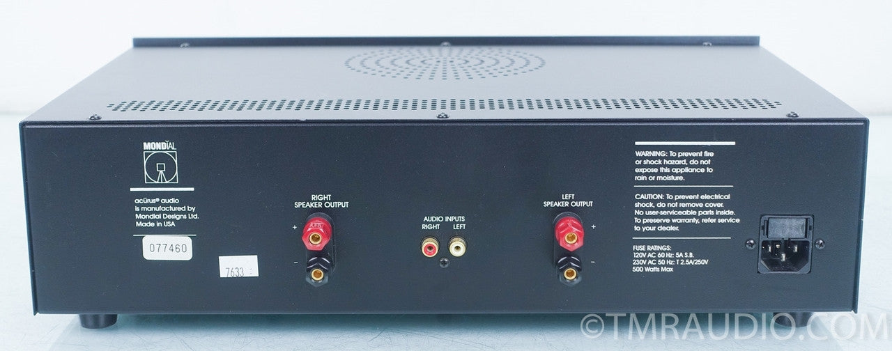 Acurus by Mondial A100 Stereo Power Amplifier